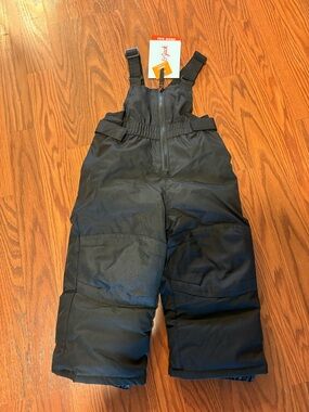 Cat and Jack toddler  snow bibs in black